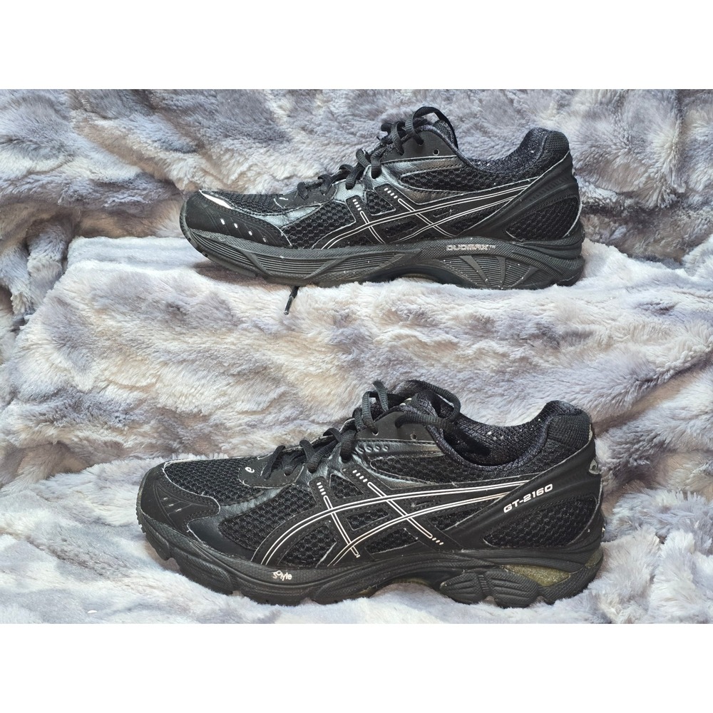 Asics GT-2160 Running Shoes Black T154N Low Top‎ Sneakers Size 9.5